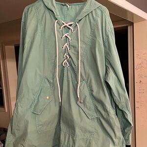 Free People Green Utility Jacket